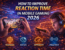 Improving reaction time in gaming